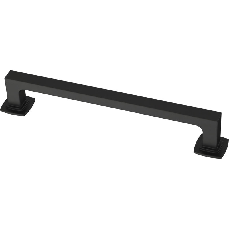 Parow 6 5/16" Center Bar Pull Multipack, 8 13/16" Center to Center, Matte Black