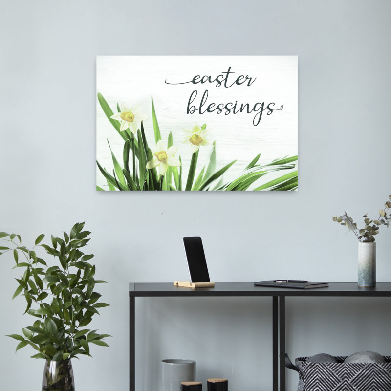 Fleurs de printemps jonquille de Pâques, H 16 po x l 24 po