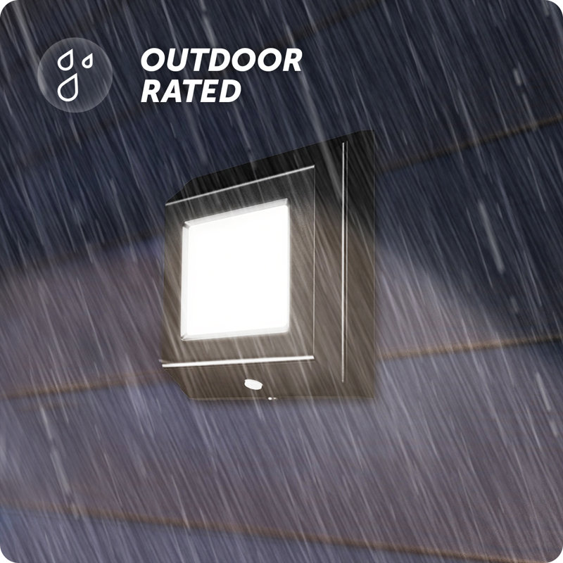 15-Watt LED Outdoor Security Flood Light with Motion Sensor