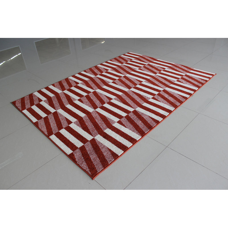 Tapis terre cuite power loom Mccollough, Rectangle 3 pi x 5 pi