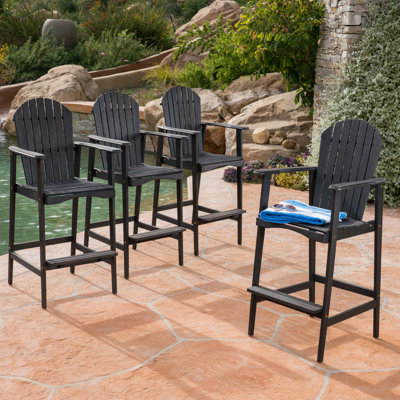 Lovina Acacia Outdoor Adirondack Set