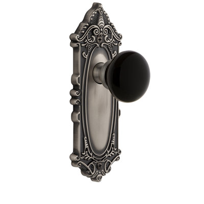 Grandeur Grande Victorian Plate Privacy with Coventry Door Knob