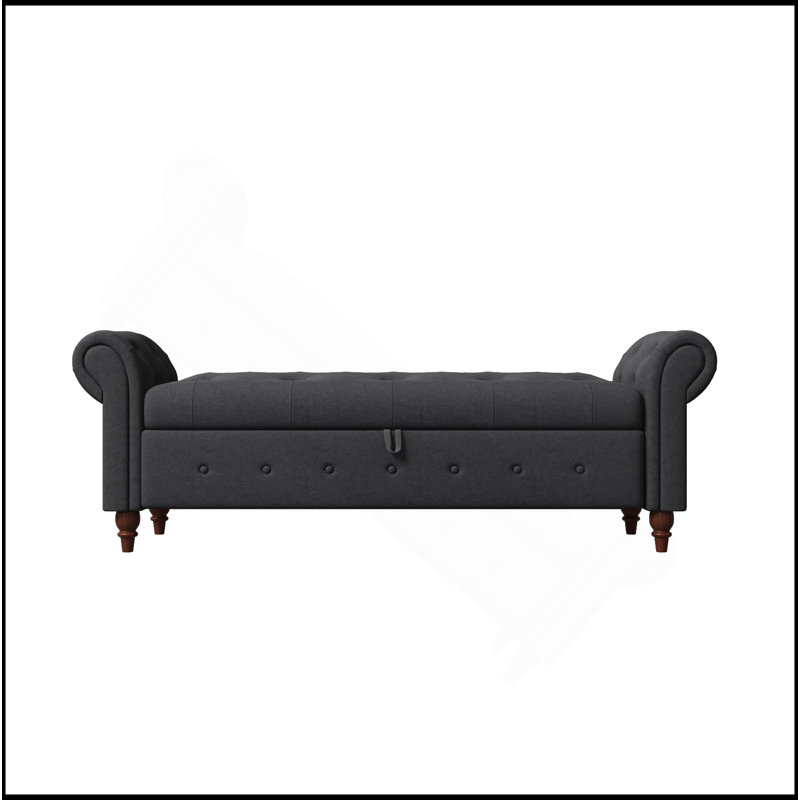 Bed Bench Fabric, Dark Gray