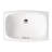 Stinson Ceramic Rectangular Drop-In Bathroom Sink with Overflow-7586841