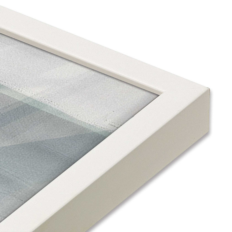 «Floral Coastal Walk», Blanc opaque, H 21,75 po x l 21,75 po