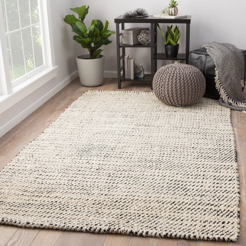 Owen Jute / Sisal Striped Area Rug, Rectangle 5' x 8'