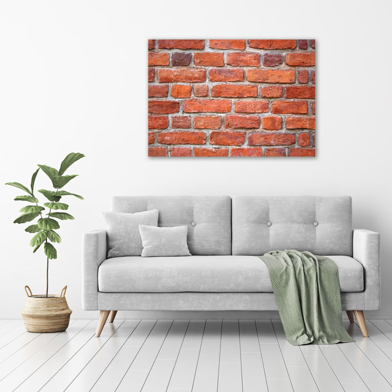 Brick Wall - Wrapped Canvas Print