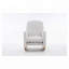 Chaise berçante en tissu avec repose-pieds réglable-1287876489