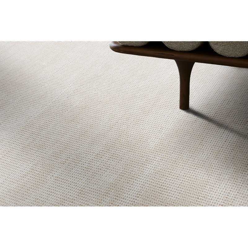 Luxurious Cream Wool Carpet, 4.0 x 6.0 Feet | 100% Wool, 3.2 lbs/sq ft, Machine Woven with Durable Cotton/Jute Base | Easy to Clean, Vacuum & Spot Remover Friendly | Ideal for Living Room & Bedroom Décor