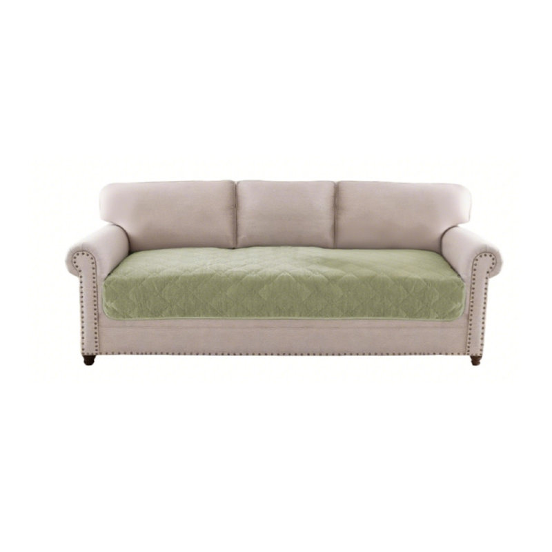 Chenille Box Cushion Sofa Slipcover