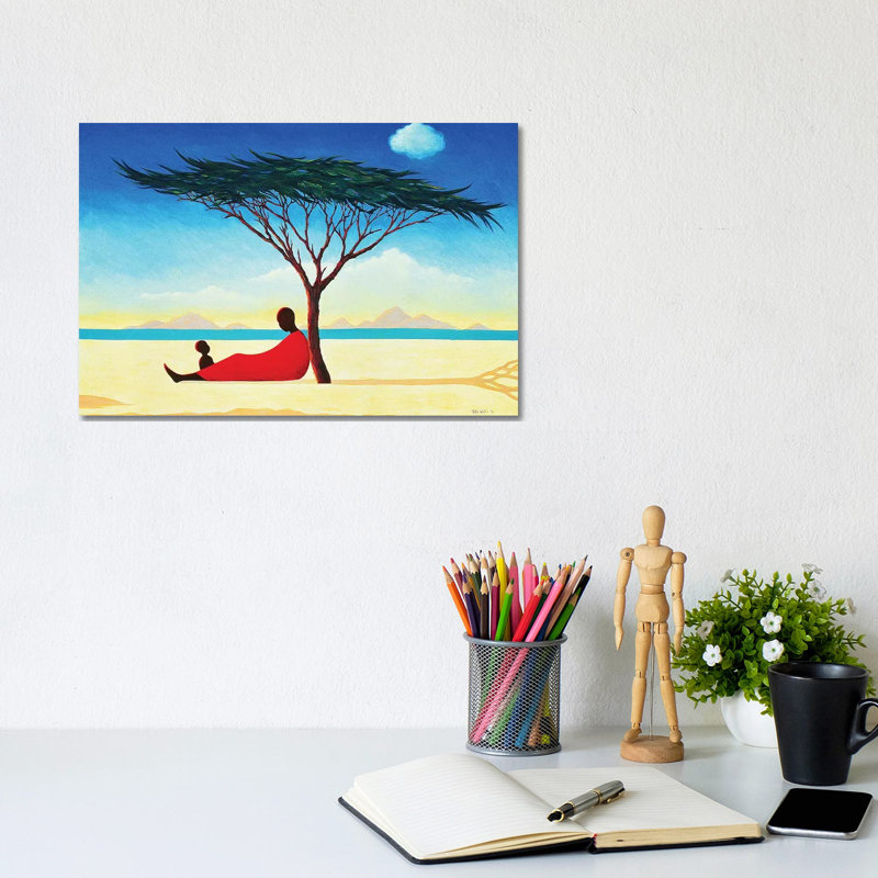 Turkana Afternoon, 1994 by Tilly Willis - Wrapped Canvas Gallery-Wrapped Canvas Giclée, 20.32 cm H  x 30.48 cm W