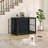 XL Large Dog Crate Furniture, Indoor Dog Kennel Furniture with Barn Door, Wooden Tall Dog Crate, Heavy Duty Dog Cage for Large Dogs, Side End Table, Anti-Chew-541719008-778718991