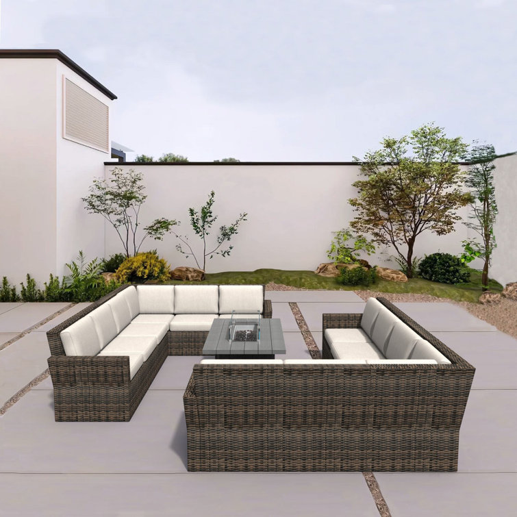 Ensemble de canapé modulaire 5 pièces avec coussins