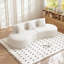 Canapé modulaire courbé, canapé modulaire moderne à compression avec coussins, sans assemblage-57548854