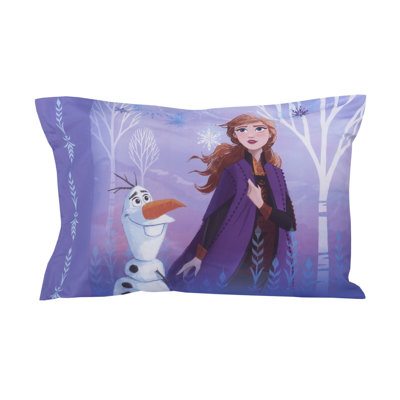 NoJo Disney Frozen II Traveling North Lavender 4 Piece Toddler Bed Set