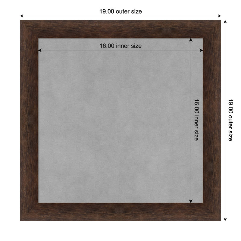 Tableau magnétique magnétique en métal, H 19 po x l 19 po