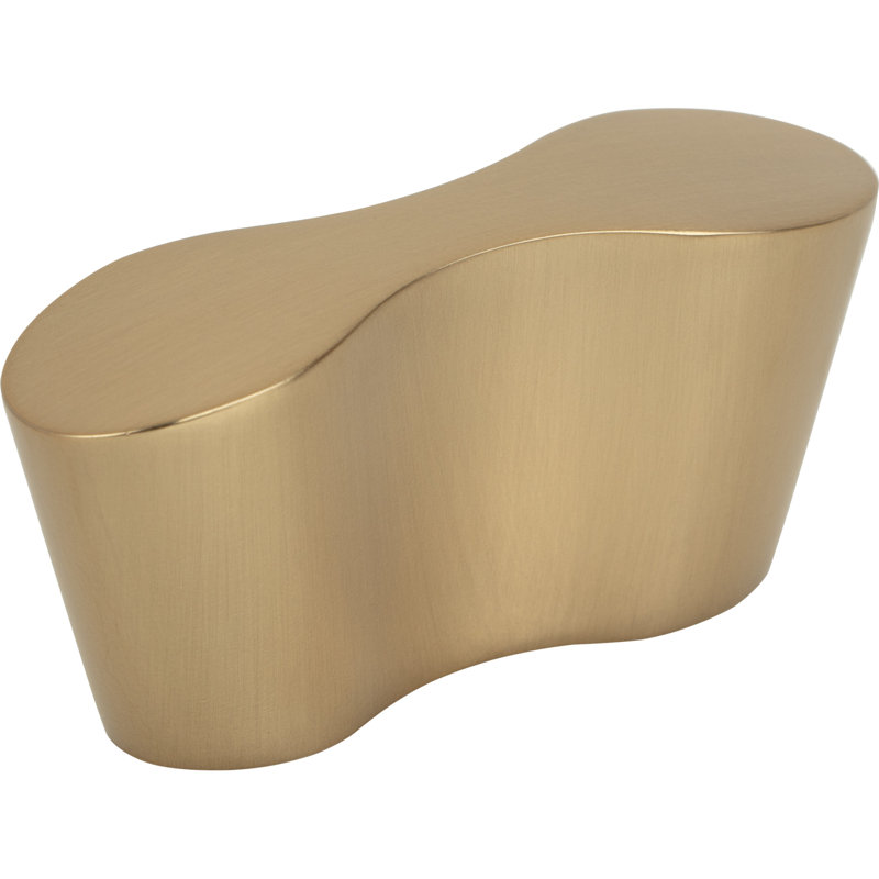 Infinity 1 1/4" Length Oval Knob, Honey Bronze