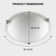 Malibu Flush Mount by Russell Lighting: Sleek Brushed Chrome Design for Modern Spaces