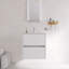 Meuble-lavabo mural 20 po avec comptoir en céramique | Tiroirs à fermeture en douceur, plomberie en U et conception pré-assemblée-1882811396