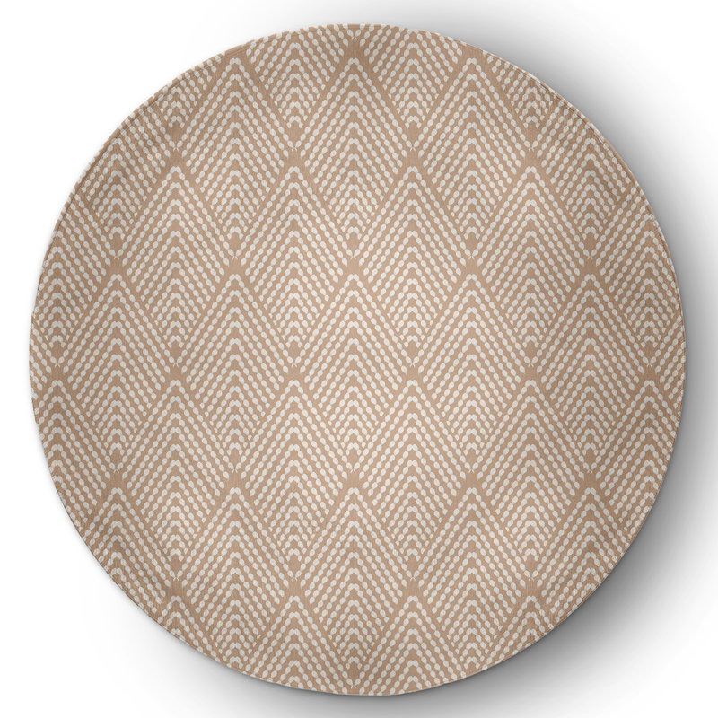 Erini Chenille Moroccan Indoor Rug, Round 5'