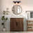 3-Light Vanity Light With Unique Glass Oil Rubbed Bronze Finish