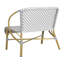 Banc de jardin en aluminium à chevrons Kemah-22484634