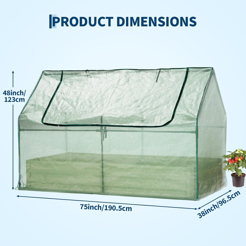 Ensemble de jardin surélevé avec système d'auto-arrosage et filet anti-insectes