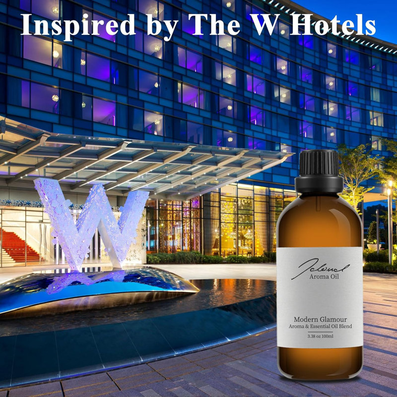 Modern Glamour Essential Oil Inspired  Pure Aromatherapy Diffuser Oil With Rose And Cedarwood, Home Luxury & Hotel Scents For Essential Oil Diffusers - 100ml