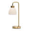 Alakai 41cm Desk Arch Metal Table Lamp with Glass Shade-106543005