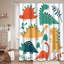 Rideau de douche imperméable avec 12 crochets DinoJungle-126431649