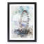 The London Eye in Abstract - Picture Frame Painting Print-55737914-55737916