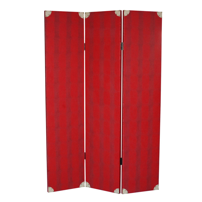 Arvie 47'' W x 71'' H 3 - Panel Folding Room Divider