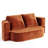 Compression Convertible Sofas Corduroy Full Size Modern Home Sleeper