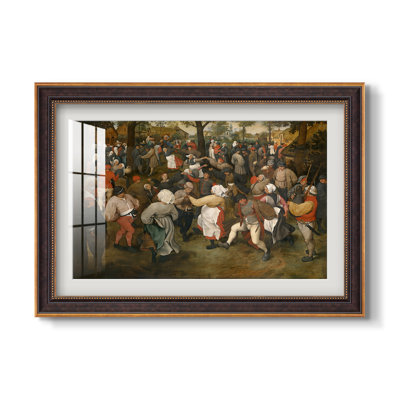 La Danse de noces, vers 1566 - Pieter Bruegel l'Ancien - Estampe encadrée sur mesure
