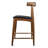 Borisav Counter Height Stool Farmhouse Open Back Padded Cushion Wood Kitchen Chairs-170397104-149617305
