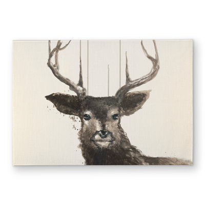 Abstract Deer - Wildlife Indoor Outdoor Door Mat for Home Decor