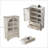 Vintage Glass Door Display Case With 2 Drawers And Adjustable Shelf, Spacious Storage For Living Room, Bedroom, Kitchen, And Office-430635378