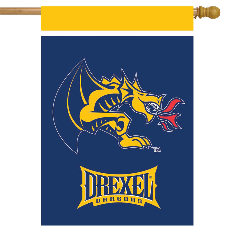 Drexel University NCAA Licensed House Flag