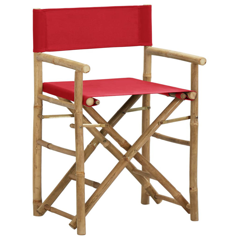 Gallatin Folding Director Chair, Red