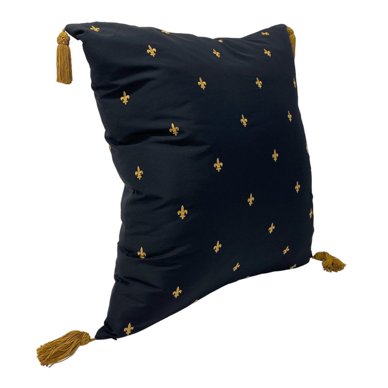 Midnight Black & Gold Fleur-De-Lis Pattern(vs1)