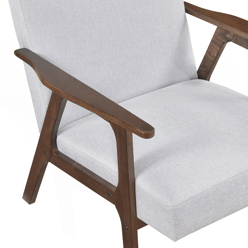 Fauteuil d'appoint contemporain Modern Wood Furniture, Gray