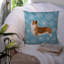 Coussin intérieur/extérieur en flocons d’hiver-32011172