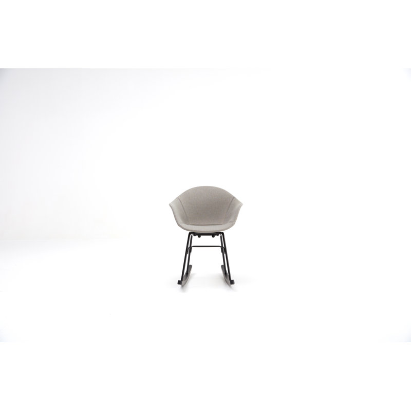 Chaise berçante TA UP, Gris, Noir