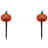 Lighted Jack-o-Lantern Halloween Pathway Markers