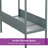 Outdoor Steel Planter Stand With Large Storage-1010467682