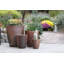 Pot à fleurs PLANTatorEM Xlg Cone (argile organique) - Céramique de cuisson à la main
