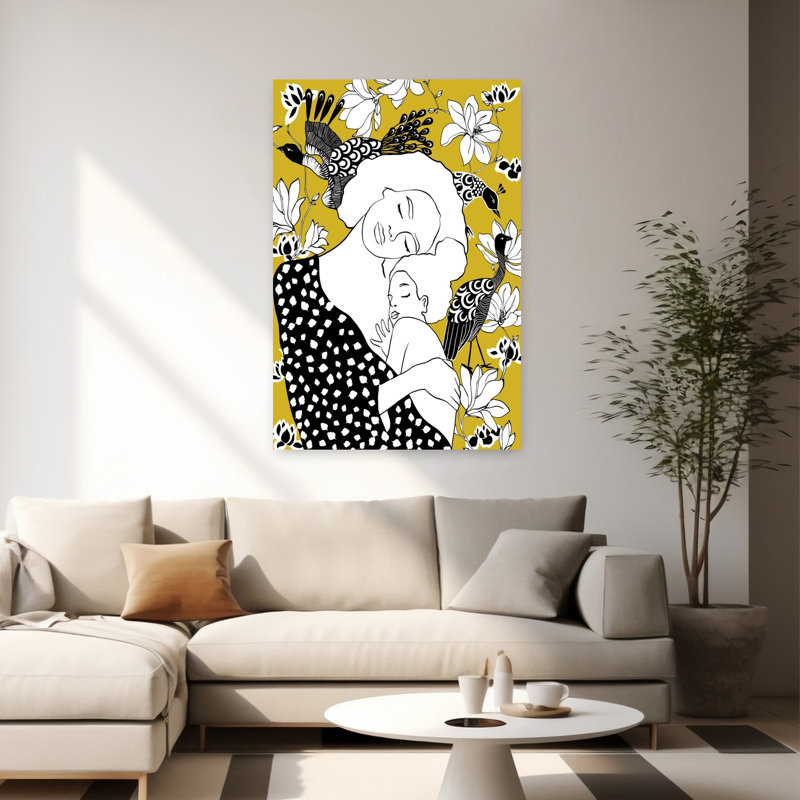 Art contemporain, art contemporain abstrait, H 60 po x l 40 po