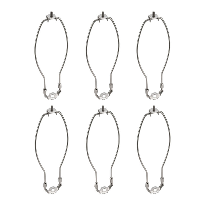 Faîteau de lampe, H 11 po x l 5,5 po x P 0,8 po, Nickel satiné