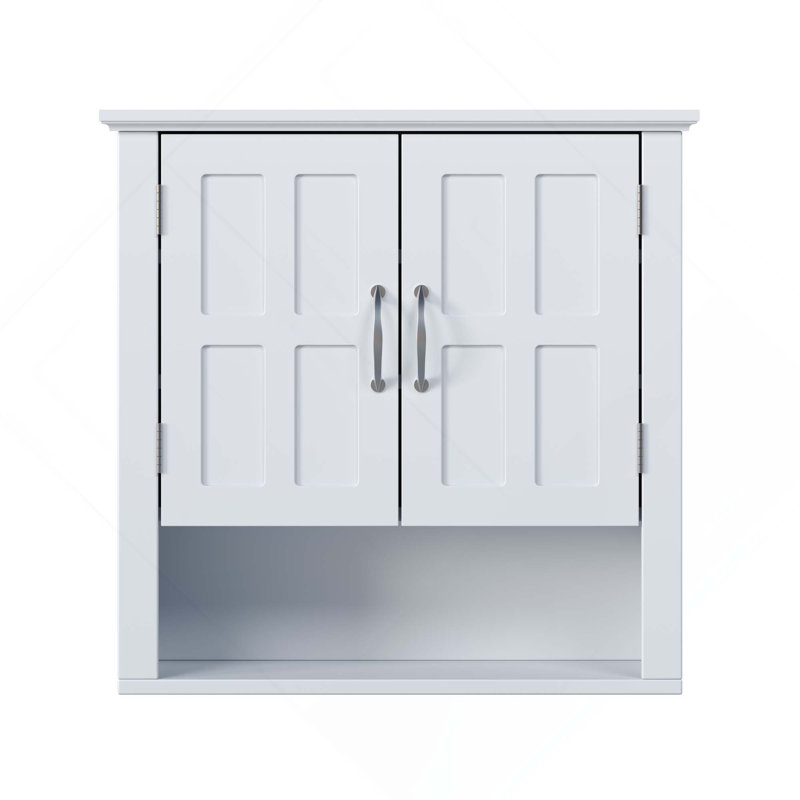 Multi-Functional Bathroom Wall Mounted Storage Cabinet With Adjustable Shelves For Laundry Room & Kitchen & Living Room