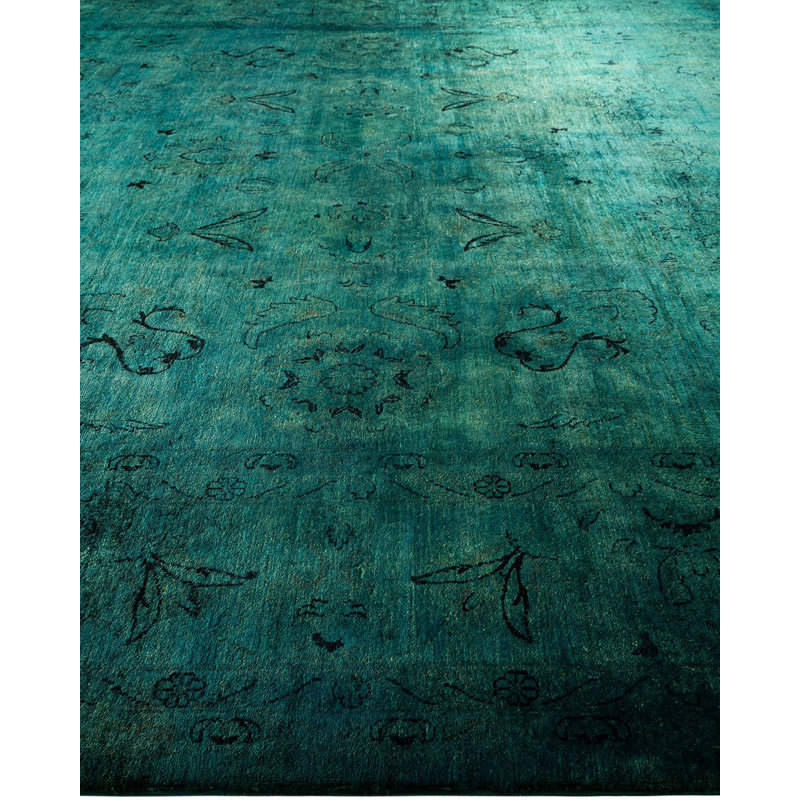 Zamirra One-of-a-Kind 11' 10" X 12' 5" Hand Knotted Area Rug
